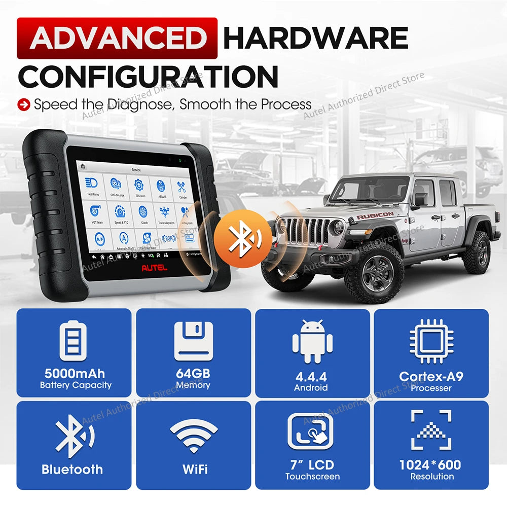 Autel MaxiCOM MK808BT PRO OBD2 Scanner Car Diagnostic Scan Tool Bluetooth Automotivo Scanner OBD2 Code Reader PK MK808KBT MK808S
