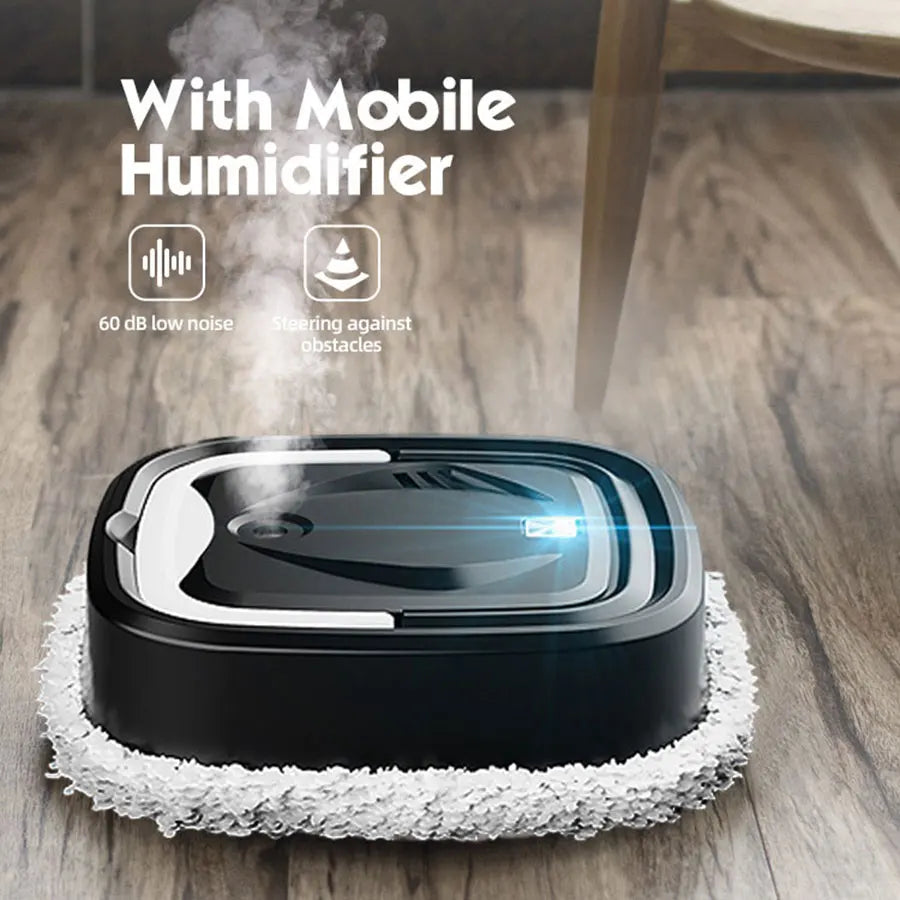 Home Smart Cleaning Robot Vacuum And Self-charging Mop Combo, With Usb Charging Port - Pet Hair