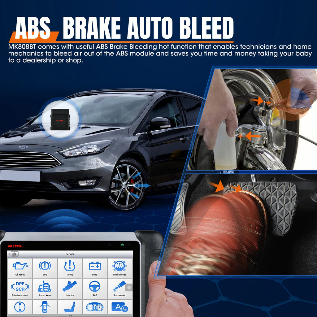 Autel MaxiCOM MK808BT PRO OBD2 Scanner Car Diagnostic Scan Tool Bluetooth Automotivo Scanner OBD2 Code Reader PK MK808KBT MK808S