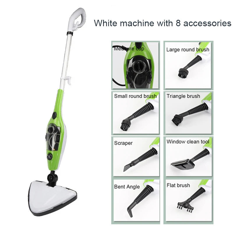DMWD 1300W Multifunctional Steam mop Quick Drying High temperature sterilization Household mite removal Steam cleaner 110V 220V
