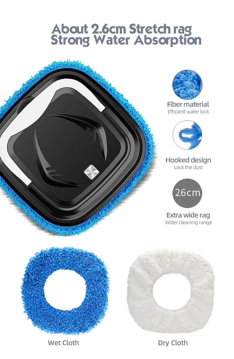Home Smart Cleaning Robot Vacuum And Self-charging Mop Combo, With Usb Charging Port - Pet Hair