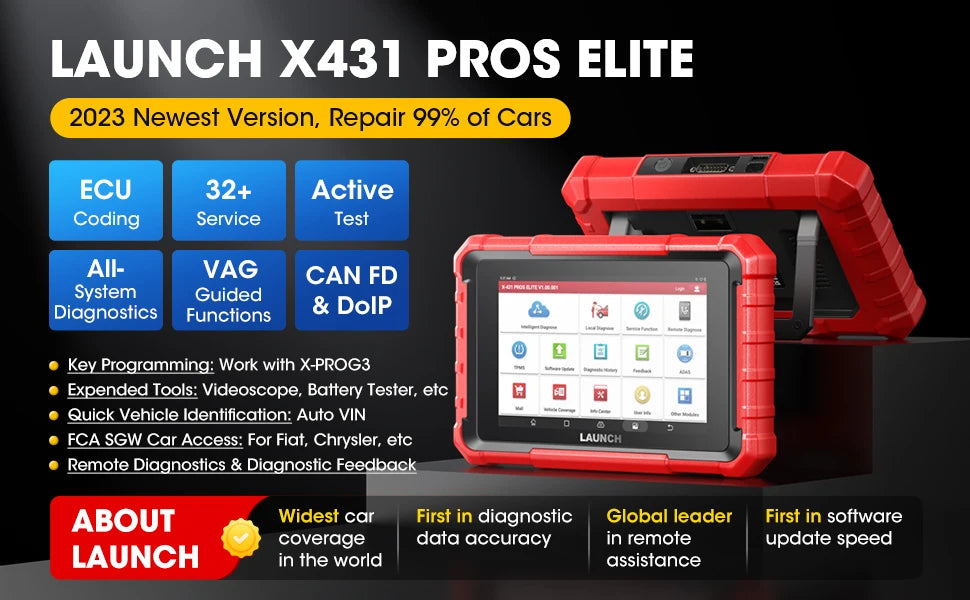 LAUNCH X-431 PROS Elite Car Diagnostic Tools Professional OBD 2 Diagnostic Tool Auto Automotive Tool Auto Scanner