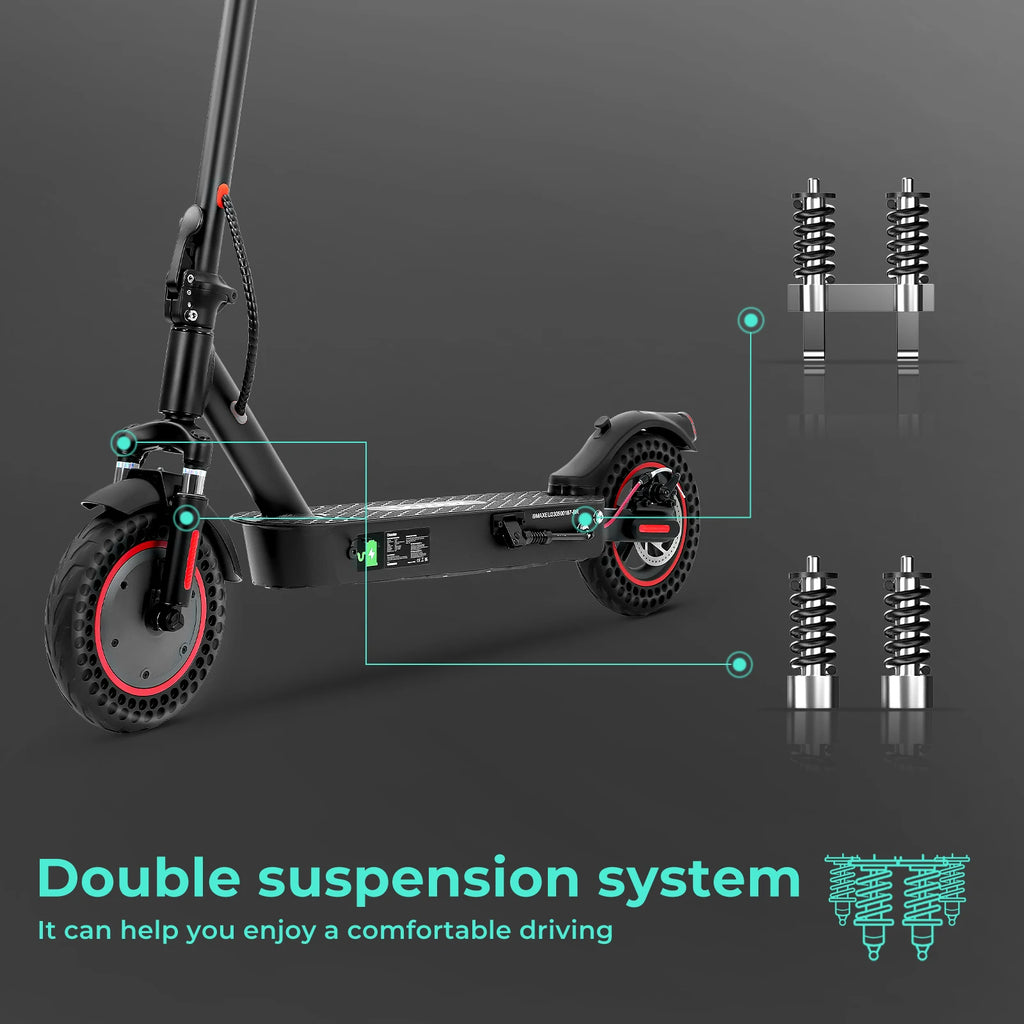 ISCOOTER I9MAX ADULT ELECTRIC SCOOTER 500W MOTOR CITY ELECTRIC SCOOTER 36V10AH BATTERY 10 INCH TIRE ROAD ELECTRIC SCOOTER
