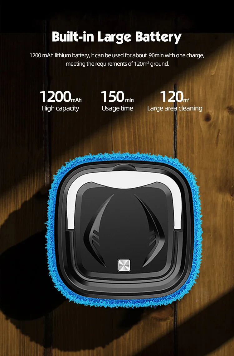 Home Smart Cleaning Robot Vacuum And Self-charging Mop Combo, With Usb Charging Port - Pet Hair