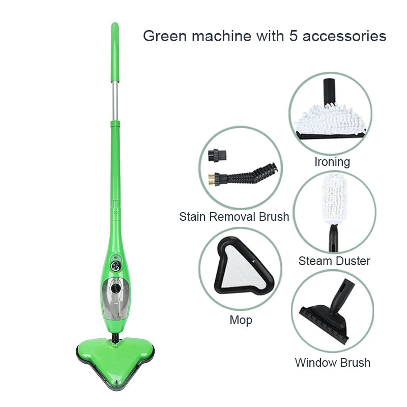 DMWD 1300W Multifunctional Steam mop Quick Drying High temperature sterilization Household mite removal Steam cleaner 110V 220V
